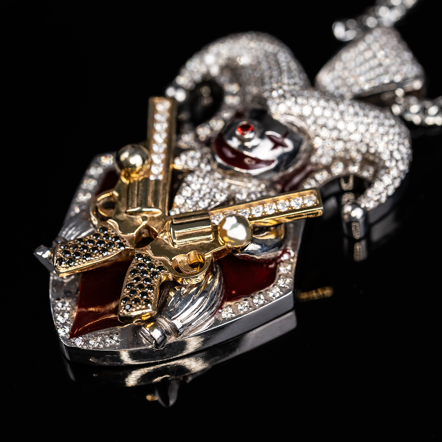 Joker Face Pendant