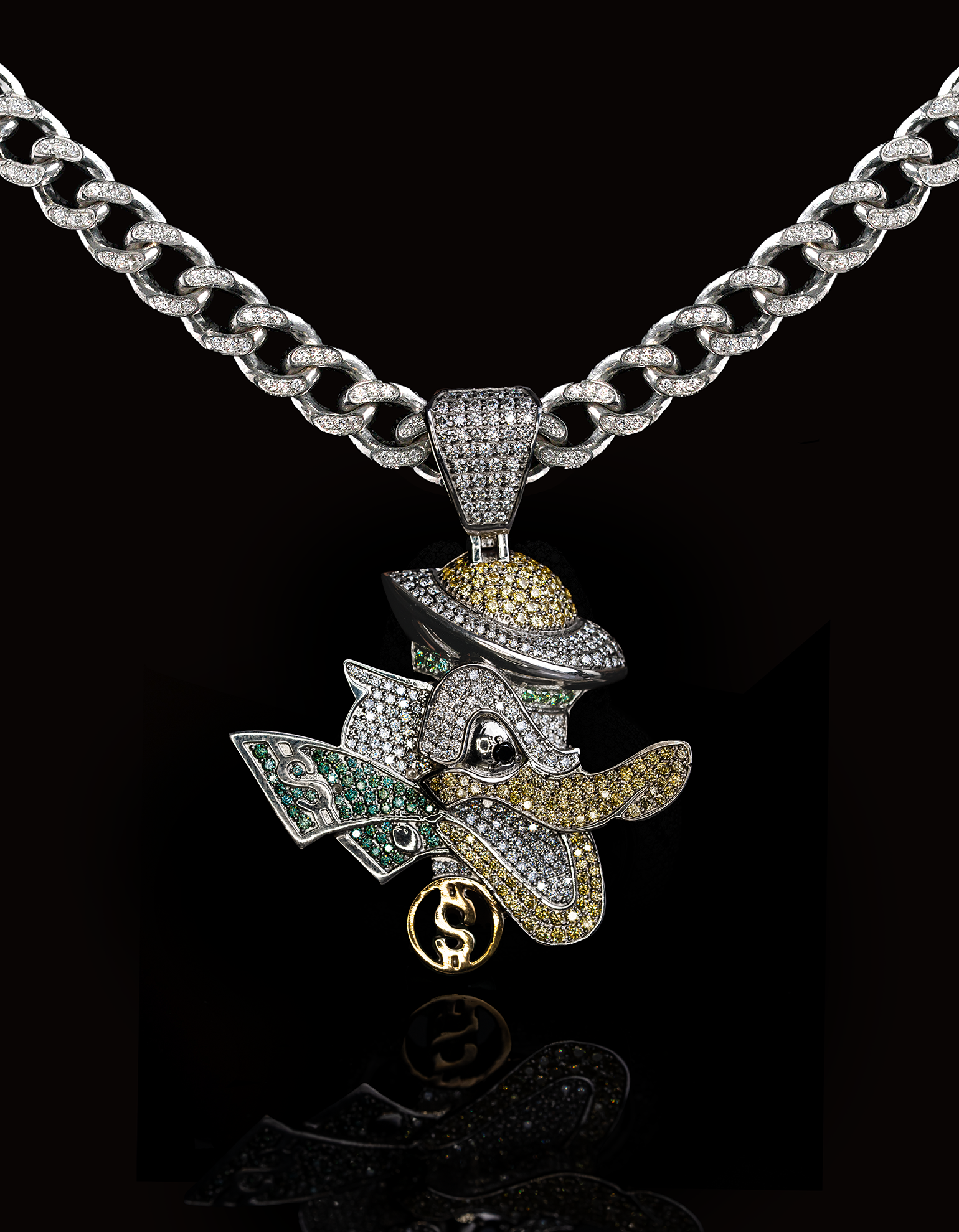 Gangster Duck Pendant