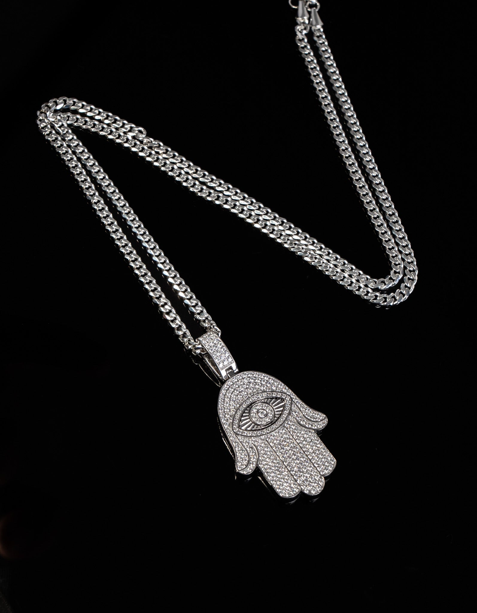 Hamsa Eye Pendant