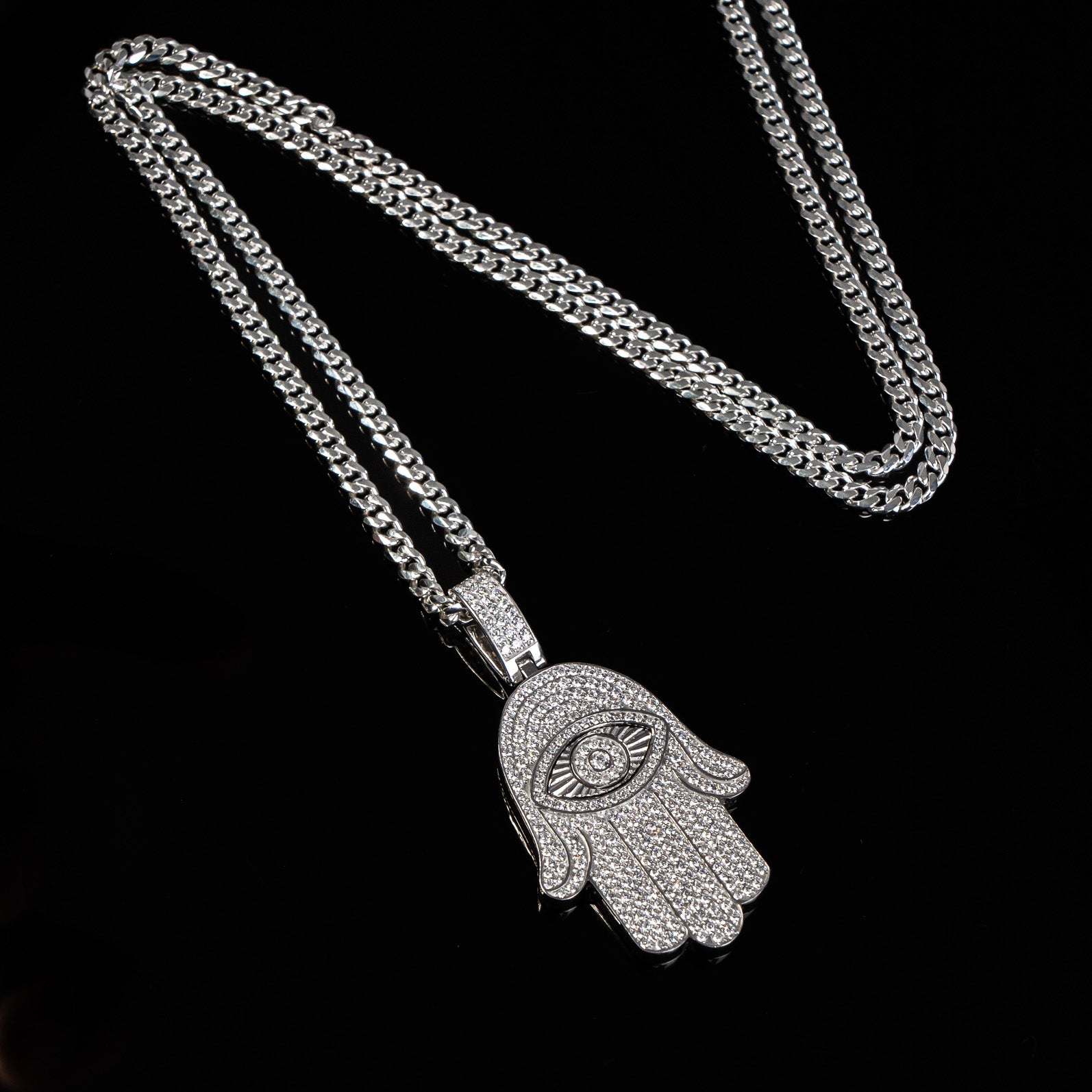 Hamsa Eye Pendant