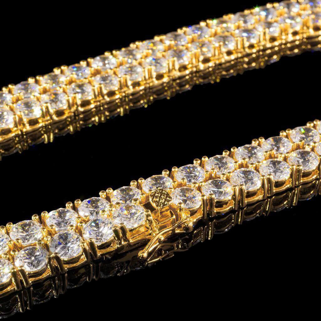 5MM Diamond Chain in Yellow Gold