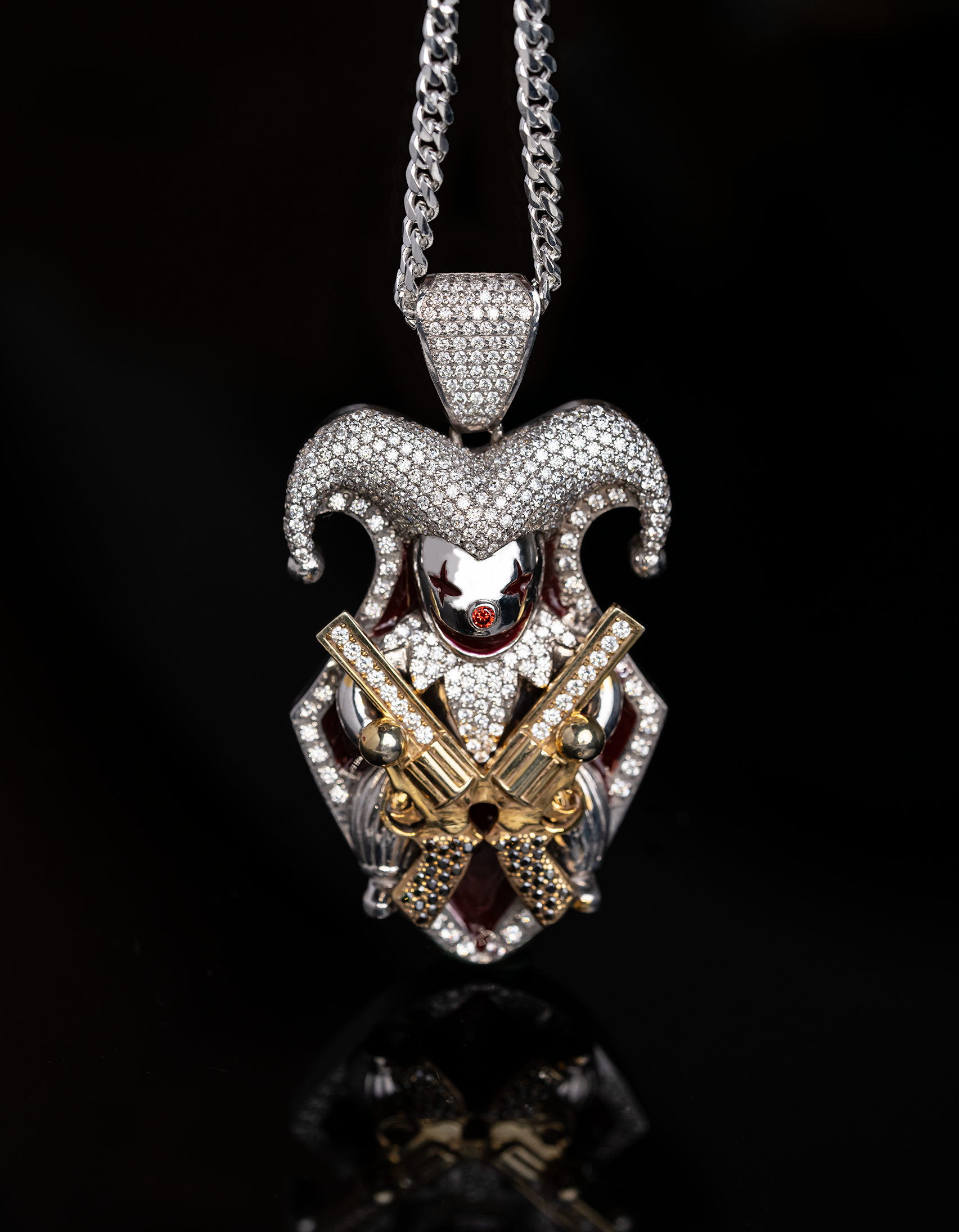 Joker Face Pendant