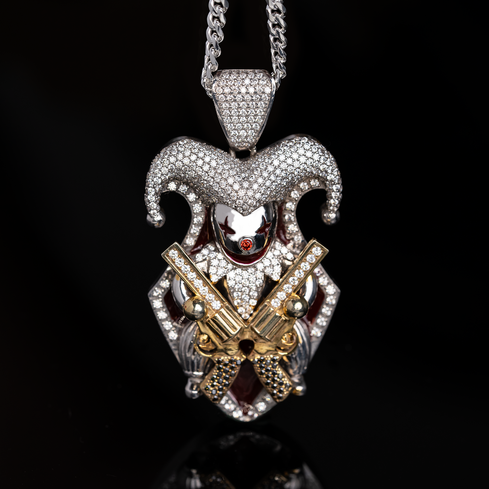 Joker Face Pendant