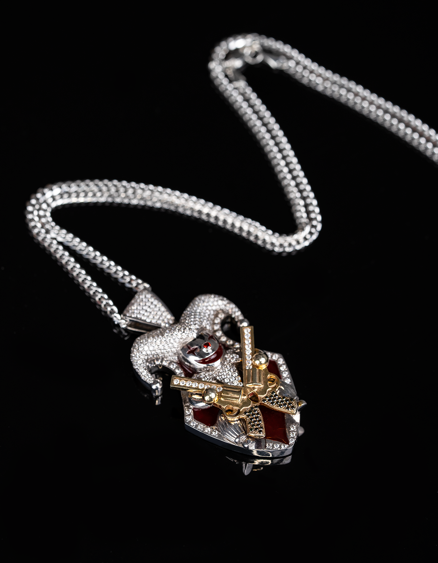 Joker Face Pendant