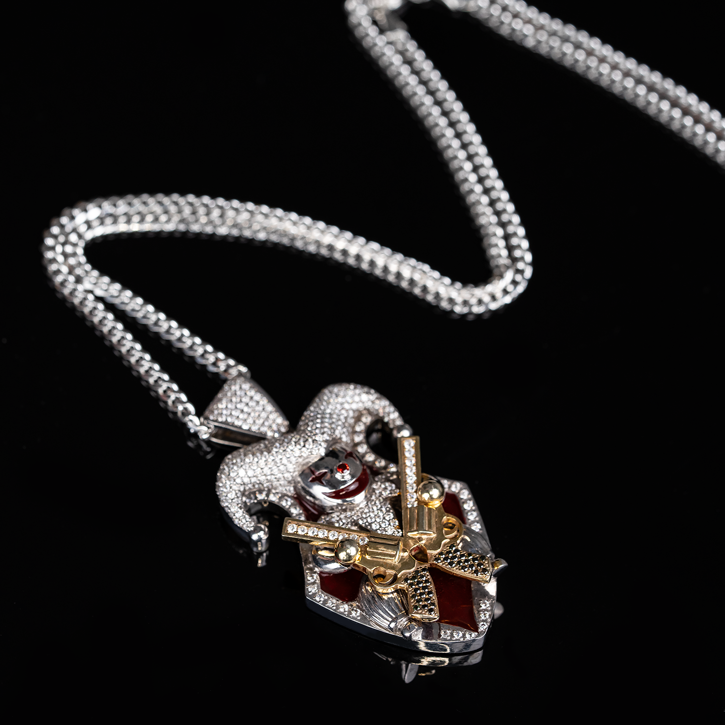 Joker Face Pendant