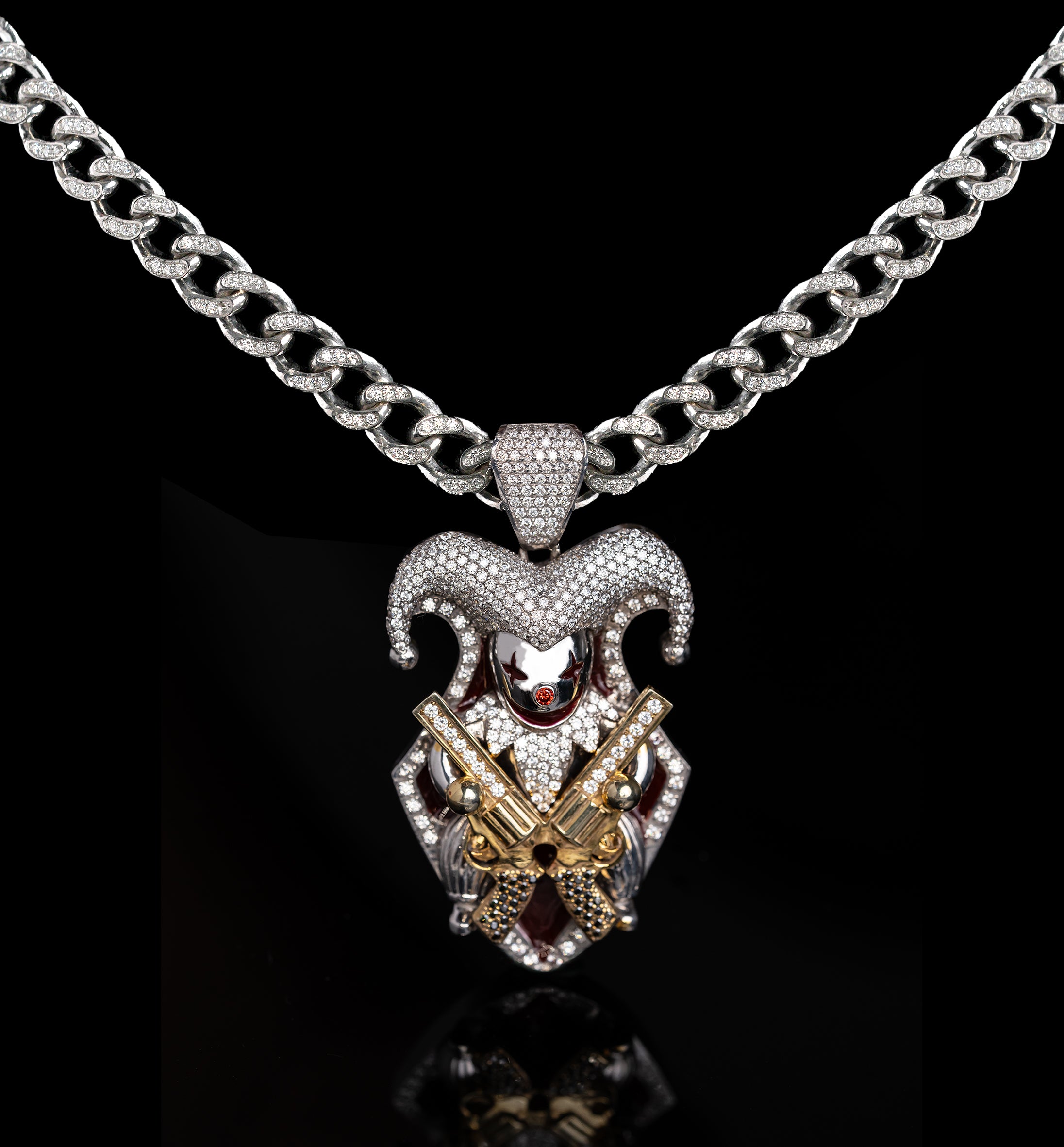 Joker Face Pendant