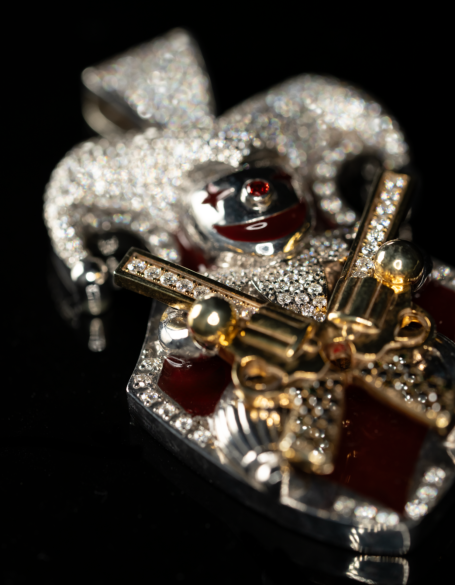Joker Face Pendant