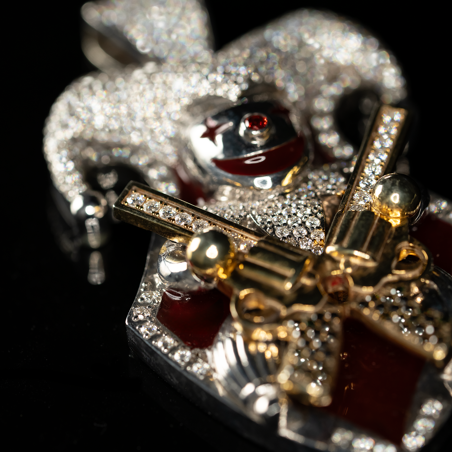 Joker Face Pendant