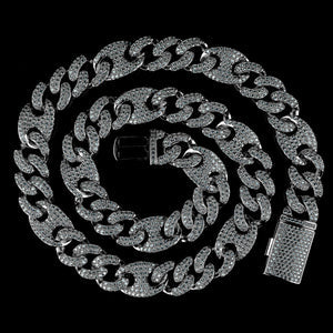 15mm/19mm Diamond Mariner Cuban Chain