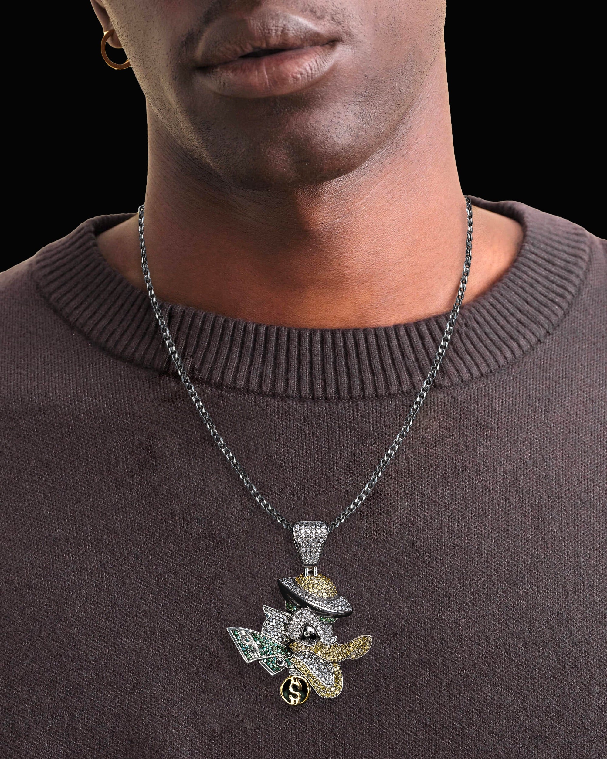 Gangster Duck Pendant