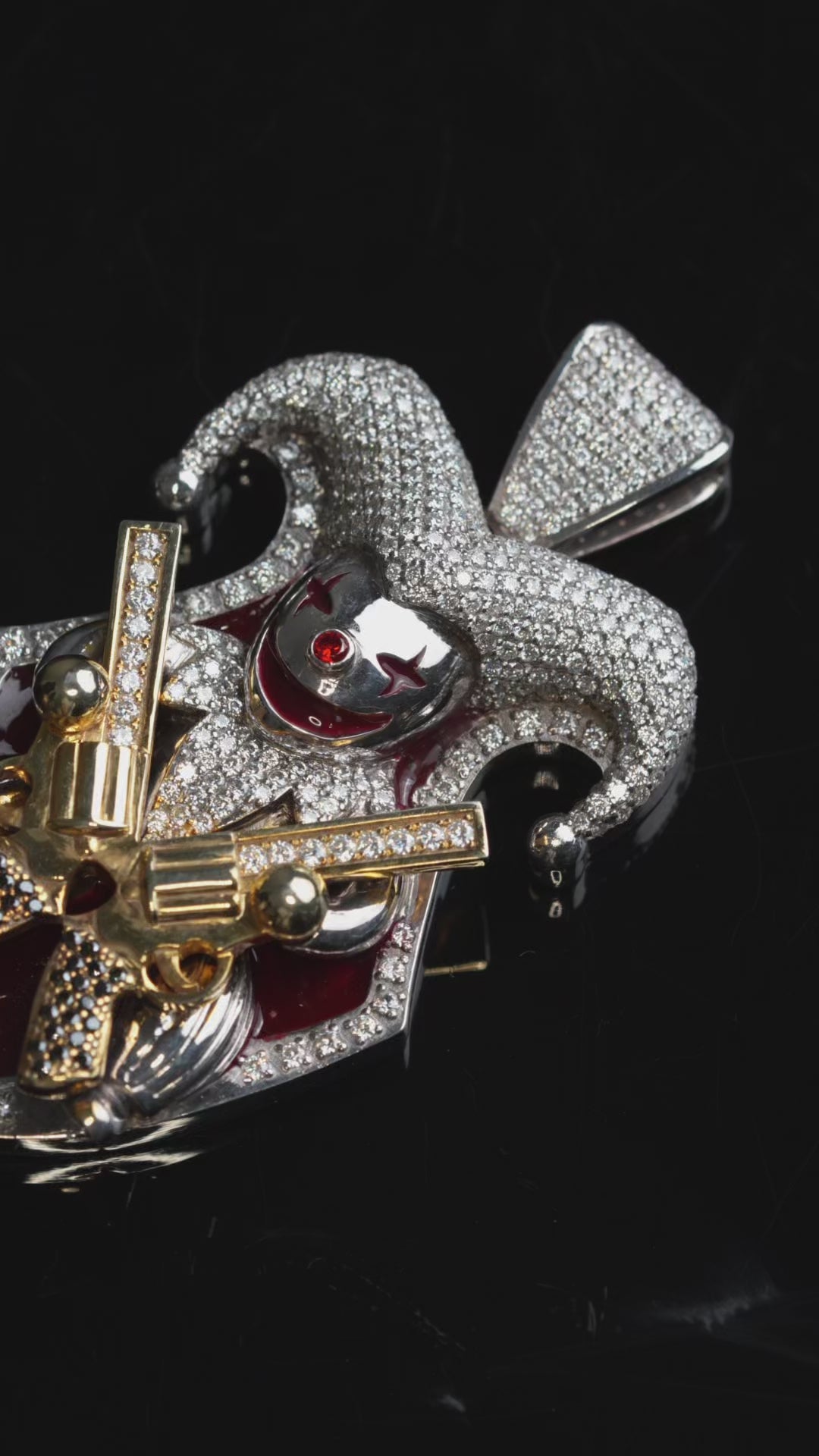 Joker Face Pendant